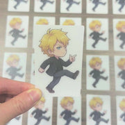 Square custom lenticular card product video with clear preview