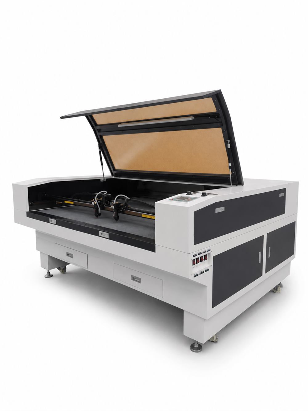 Laser cutting machine used for shaped acrylic products