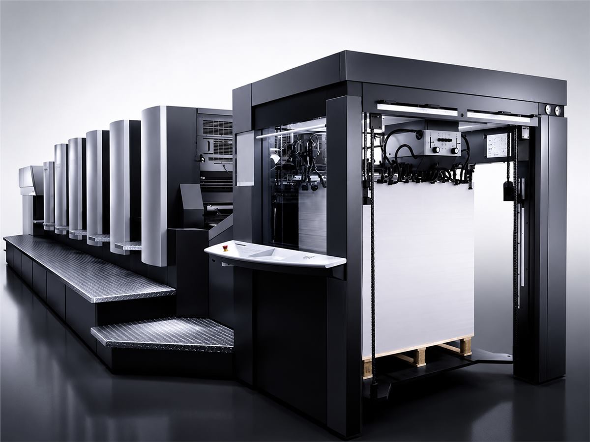Offset lithographic printing press